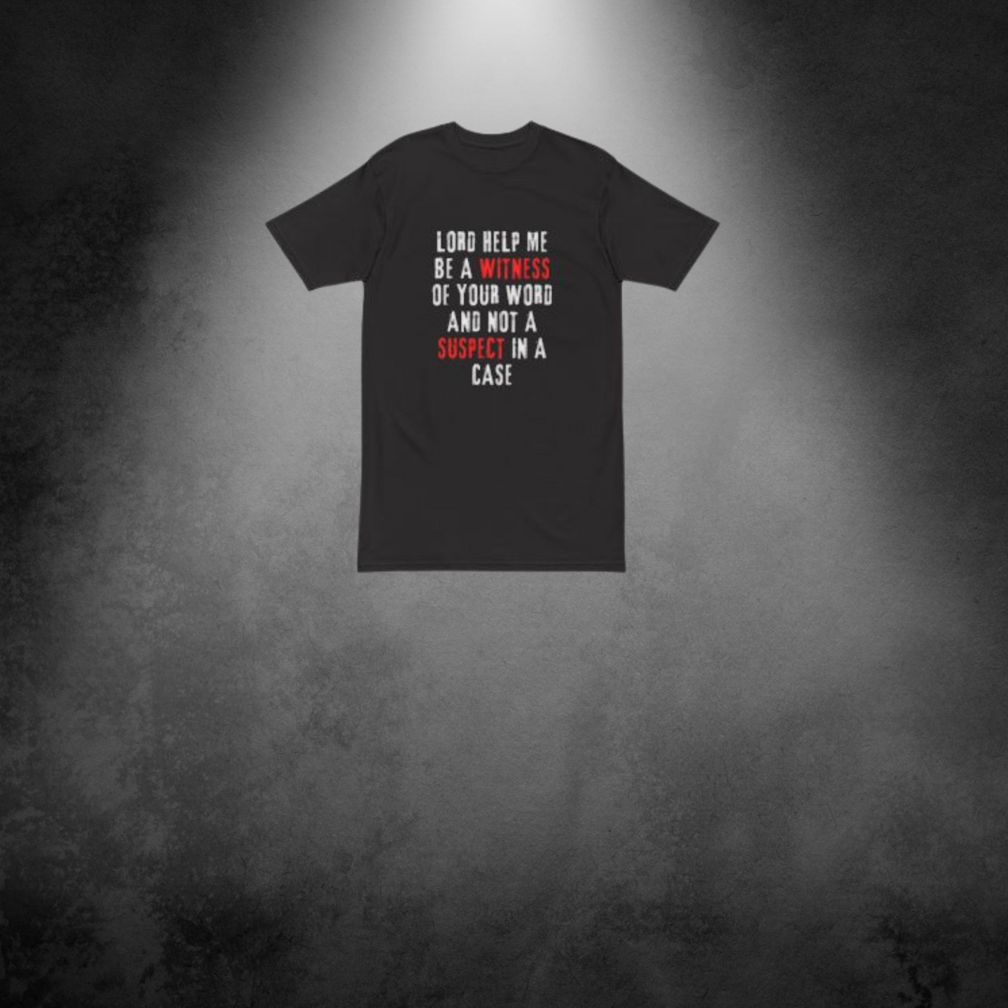 Unisex 'Witness Not a Suspect" Tee